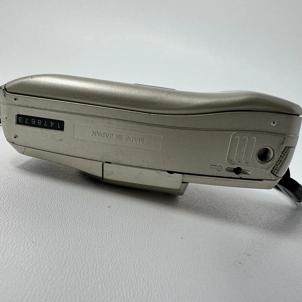 Olympus Stylus Zoom 105 35mm Film Camera Gold Weatherproof - For Parts Repair